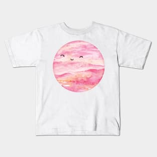 venus cute planet Kids T-Shirt